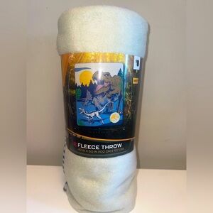 Jurassic Park Fleece Throw Blanket